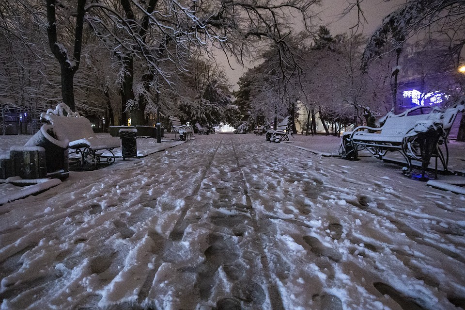 Зима в симферополе фото